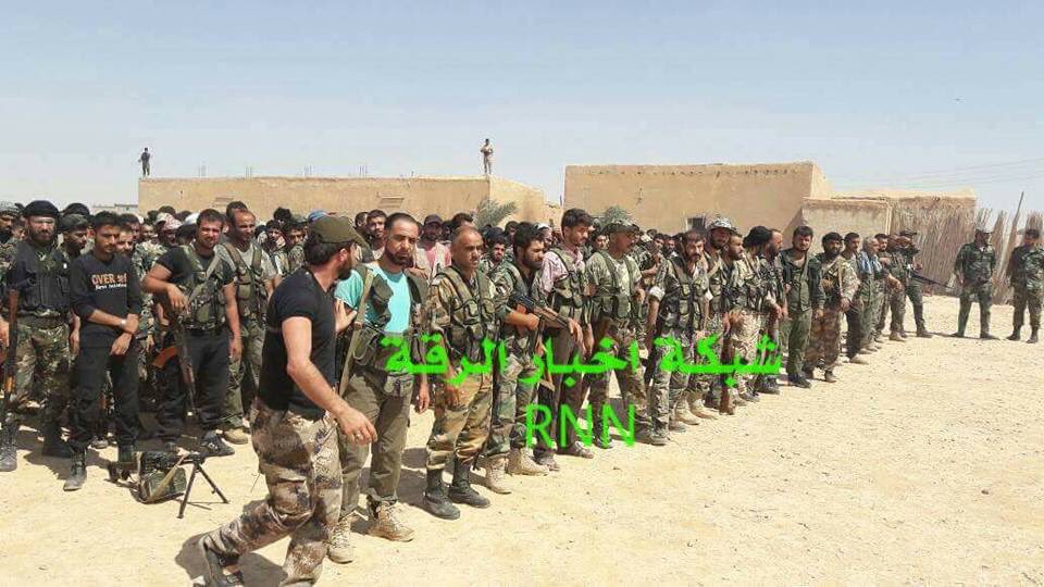 Photo Confirmation: Tiger Forces Fighters In Ukayrshah And Dahlah Villages Near Euphrates River In Raqqah Province