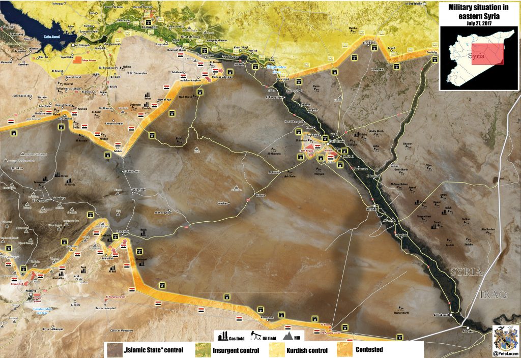 Syrian Army Is In Only 2 Kilometers Away From Sukhna Town At Palmyra-Deir Ezzor Highway