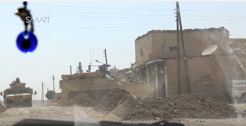 US Stryker Fighting Vehicles, Humvees Filmed In Raqqa, Confirming Direct Involvement Of US Troops In Clashes With ISIS