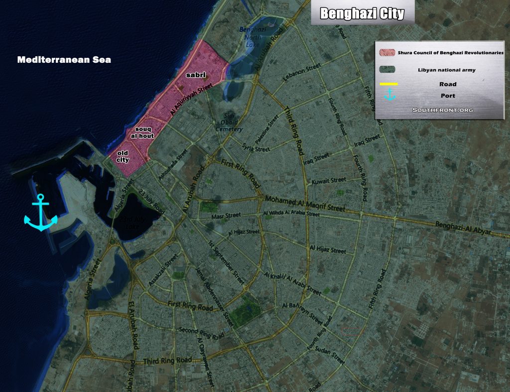 Military Situation In Libya's Bengazi (Map Update)