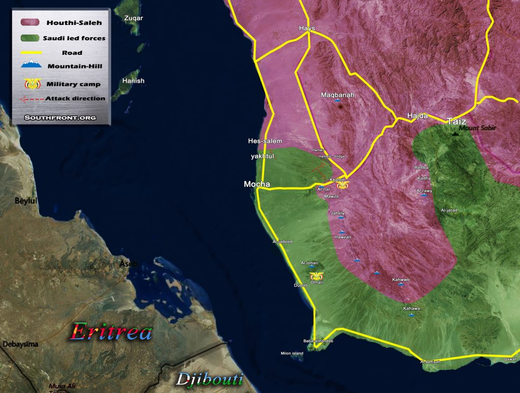 Map Update: Military Situation In Southwestern Yemen