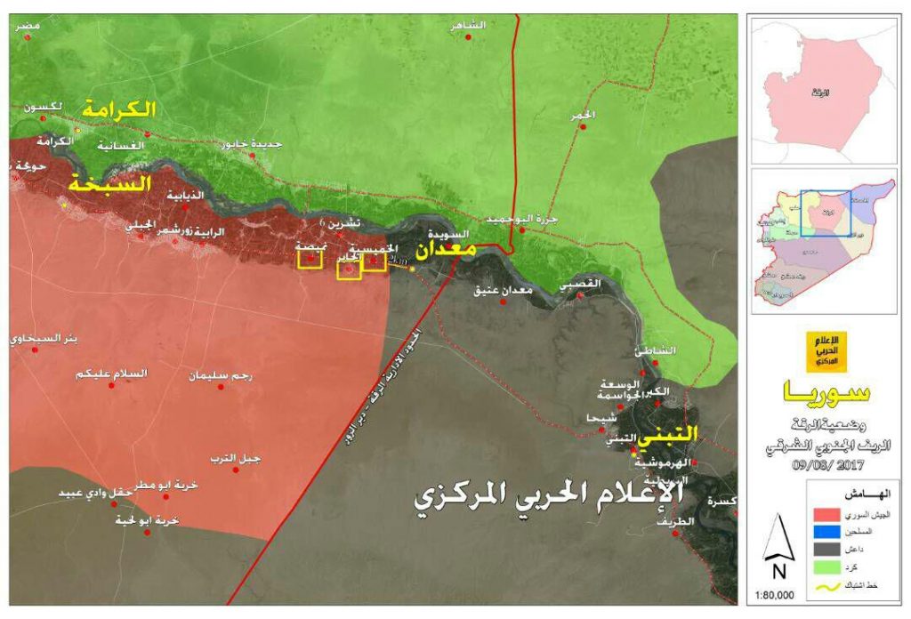 Syrian Army Increases Pressure On ISIS South Of Ithriya And East Of Salamiyah