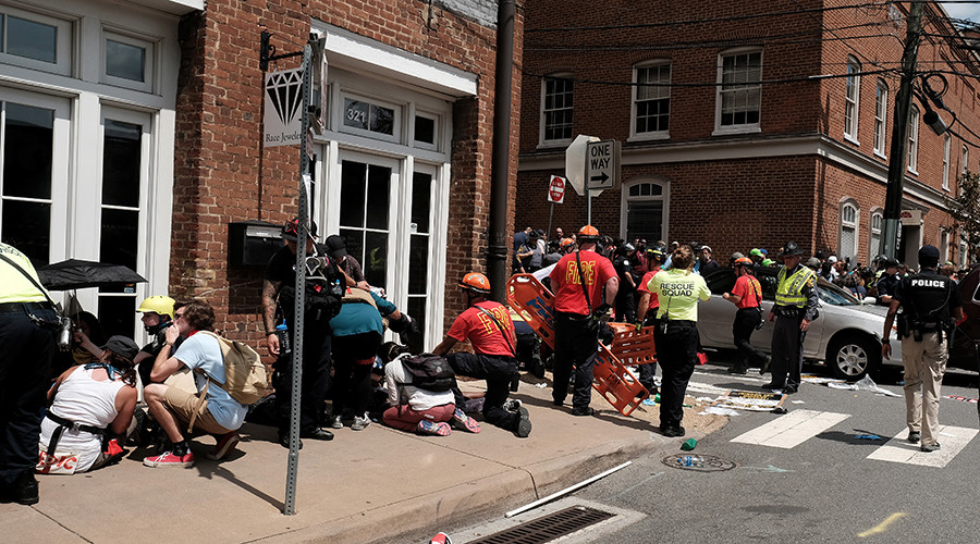 1 Dead, 26 Injured, After Car Plows Through Crowd Of Protesters In Charlottesville