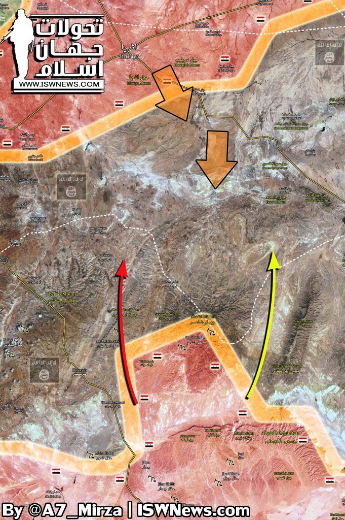 Syrian Army Advance 15Km West Of Al-Kum Village In Homs Province