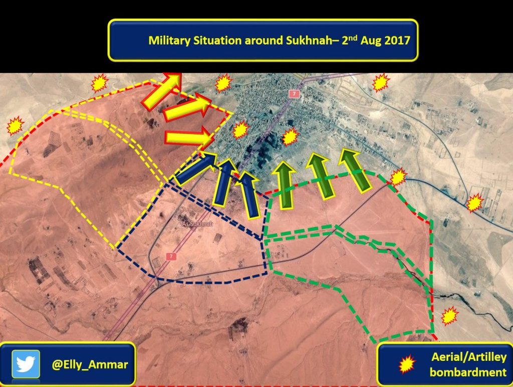 Syrian Army Seizes ISIS Fortifications Near Sukhna, Starts Entering Strategic Town (Maps)