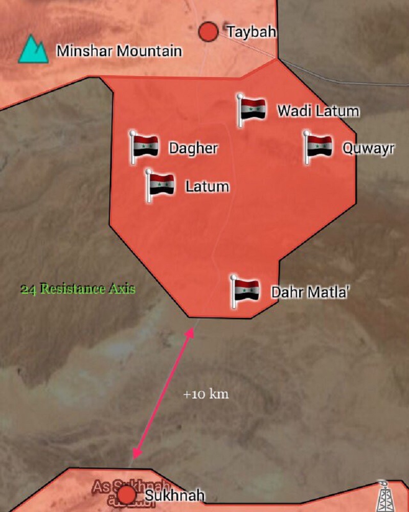 Government Forces Liberate 11 More Villages From ISIS In Central Syria (Maps)