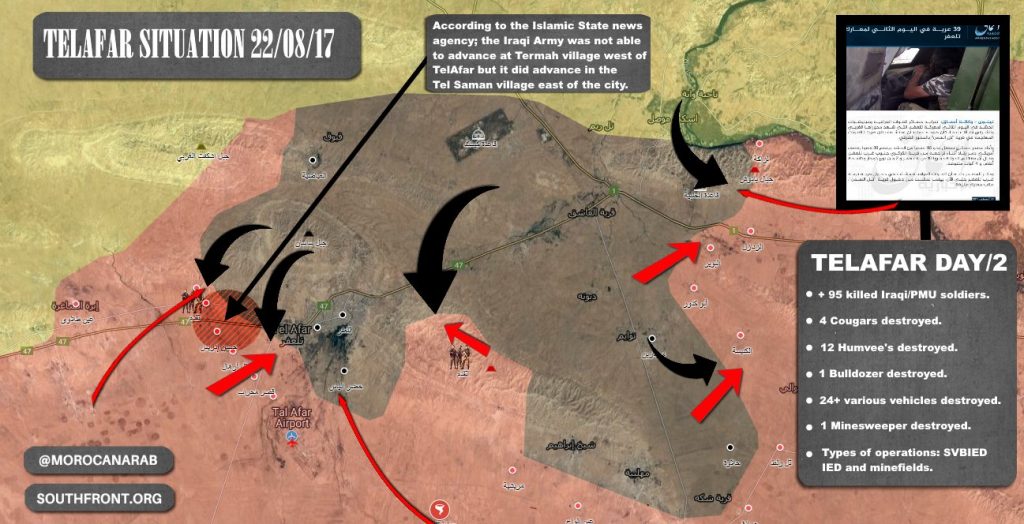 ISIS Released Info About Alleged Casualties Of Iraqi Forces In Second Day Of Tal Afar Operation