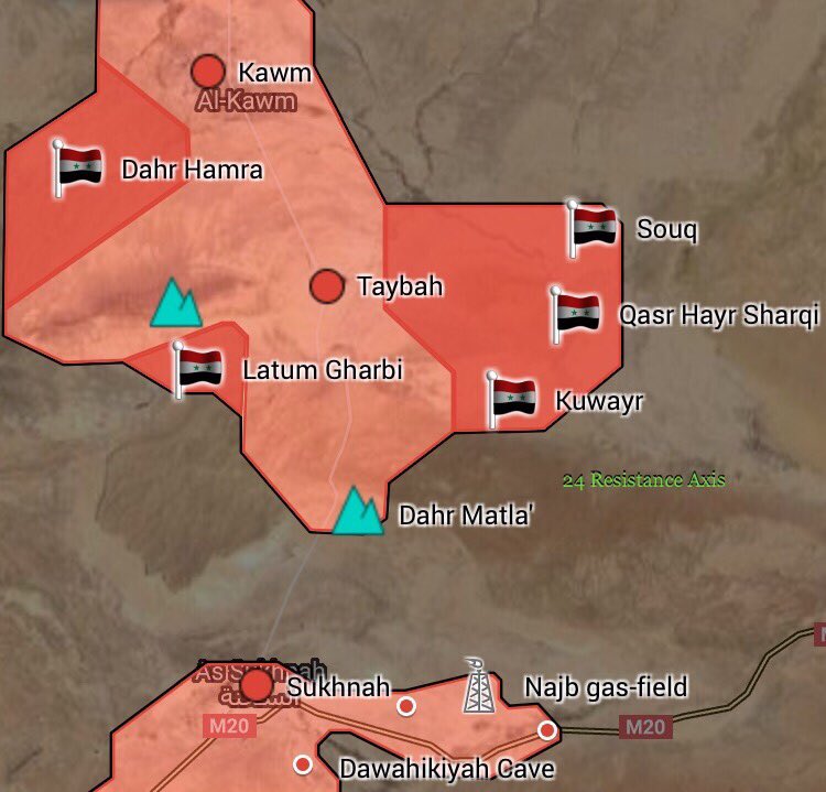 Syrian Army Captured More Points North Of Sukhna And East Of Taybah (Map Update)