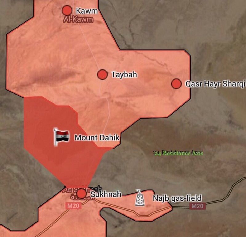 Government Forces Liberate Mount Dahik, Create Second ISIS Pocket In Central Syria (Maps)