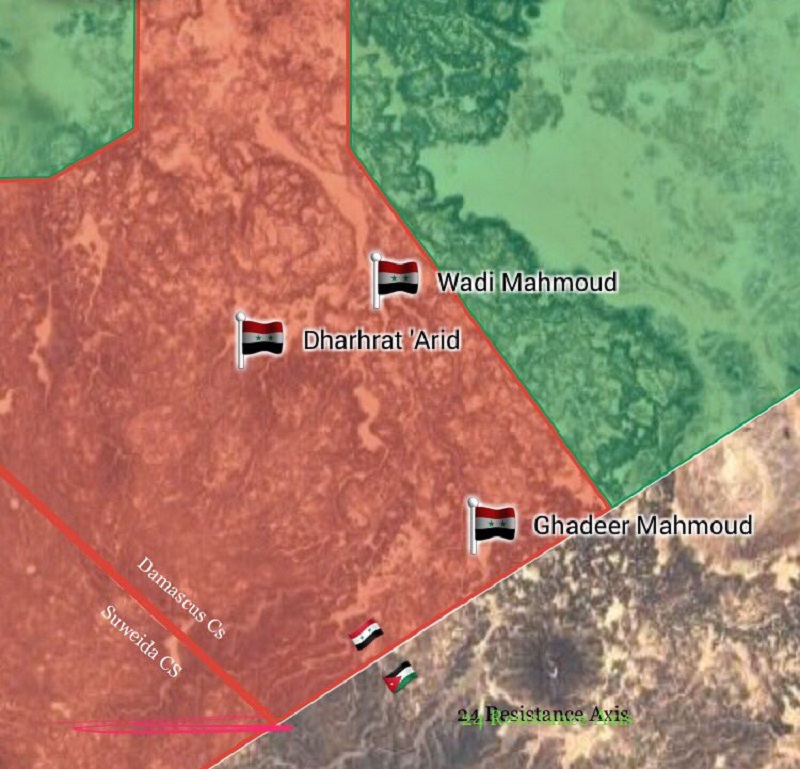 Map Update: Syrian Government Forces Progress At Border With Jordan