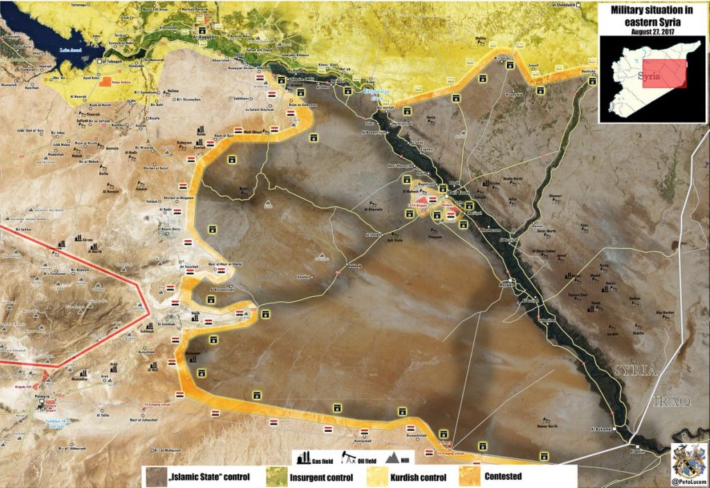 Govt Forces, Russian Warplanes Eliminate 800 ISIS Fighters And High Number Of Equipment In Euphrates River Valley