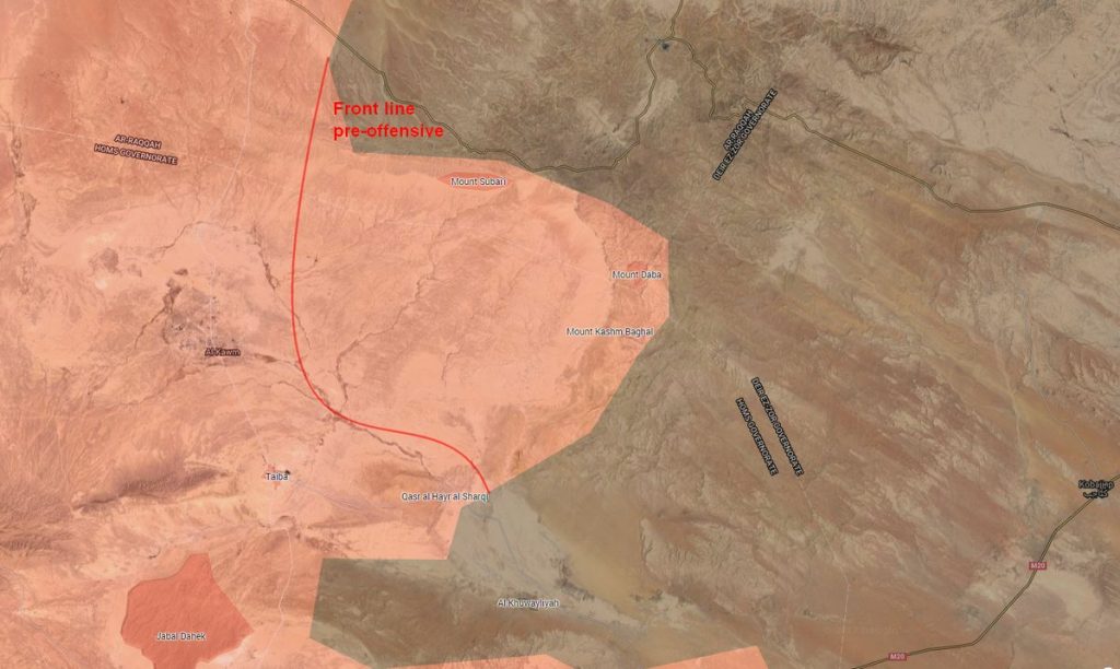 Government Forces Advance North Of Sukhna, Make Notable Progress Against ISIS