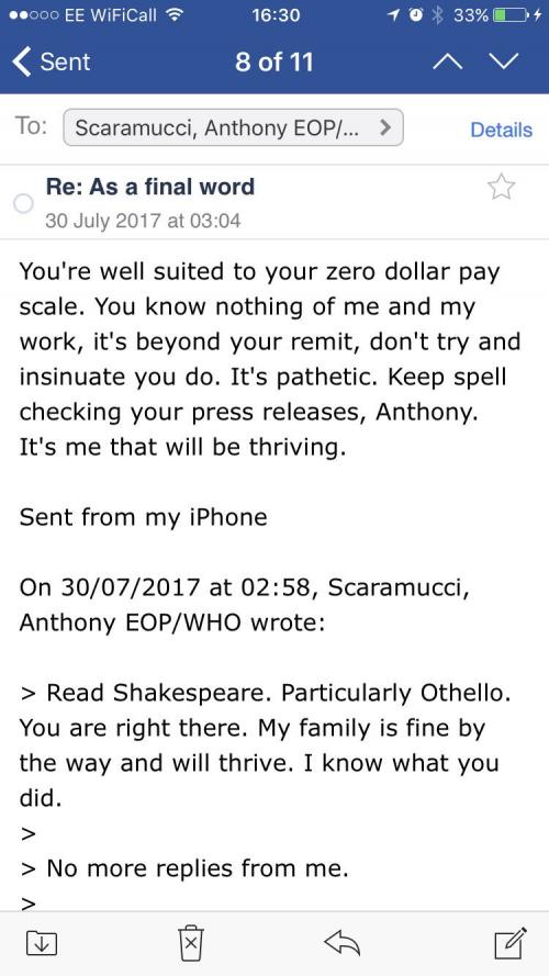 "You Know What You Did": Scaramucci Punked By Email Spoofer Pretending To Be Priebus