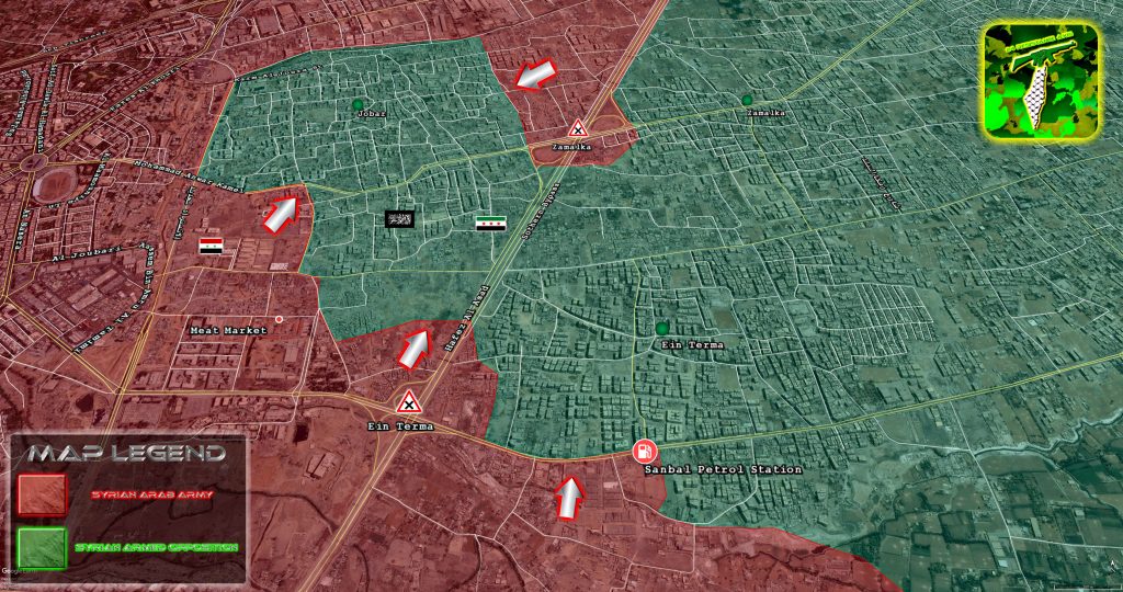 Map Update: Government Forces Advance In Eastern Ghouta