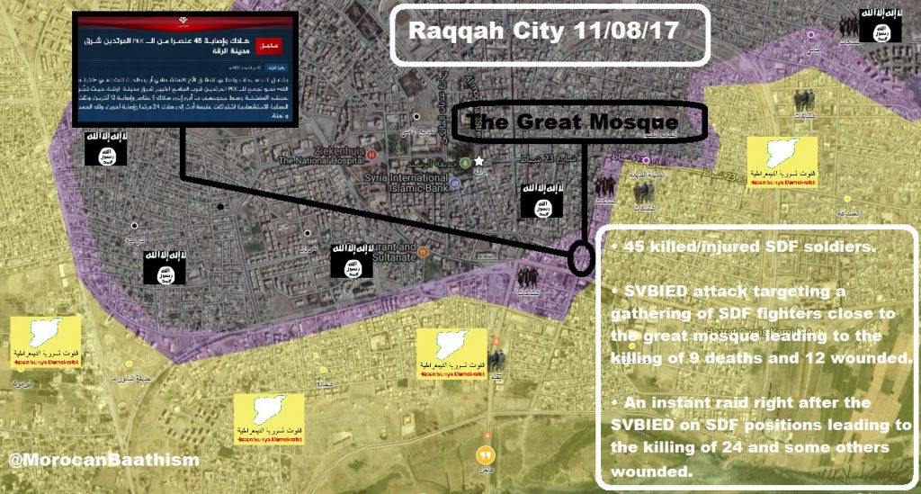 US-backed SDF Says It Will Need 4 More Months To Capture Raqqa