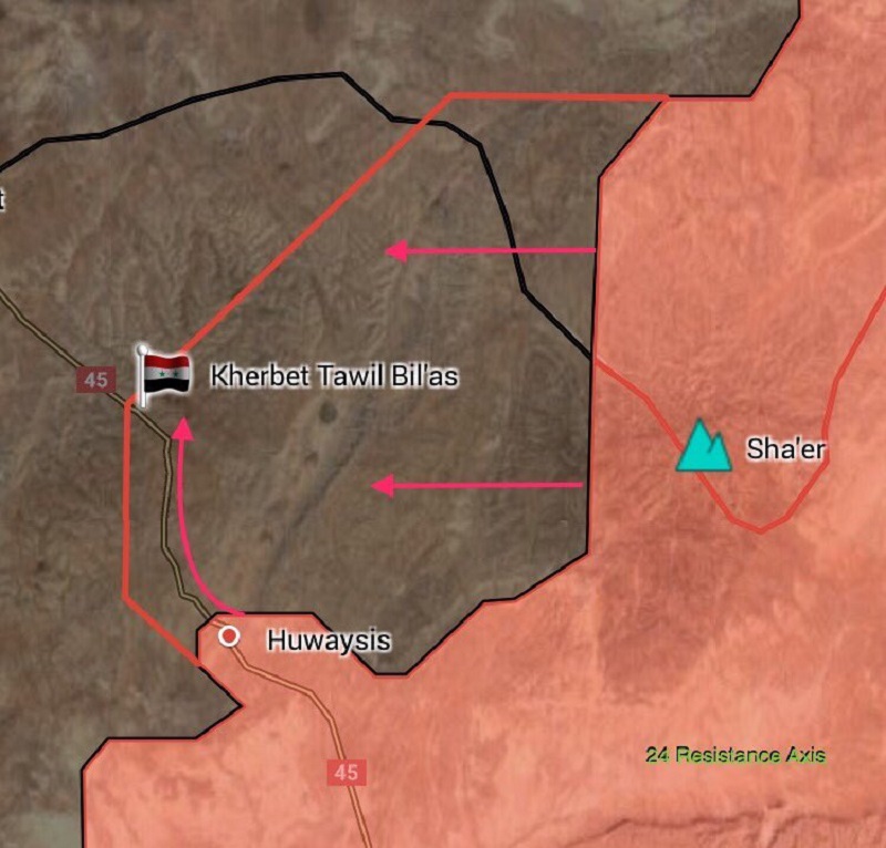 Syrian Government Forces Overrun ISIS Defense Northeast Of Uqayribat