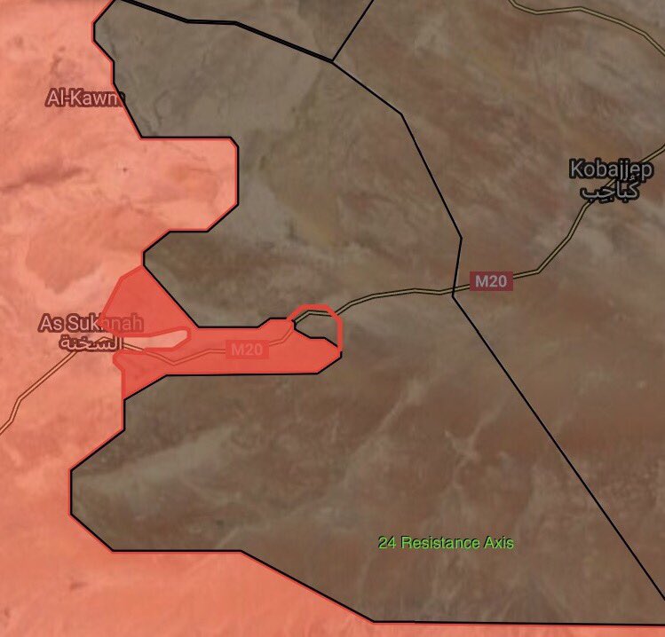 Syrian Army Captures Dahik Sharqi Mount Northeast Of Sukhna, Advances Along Road To Deir Ezzor