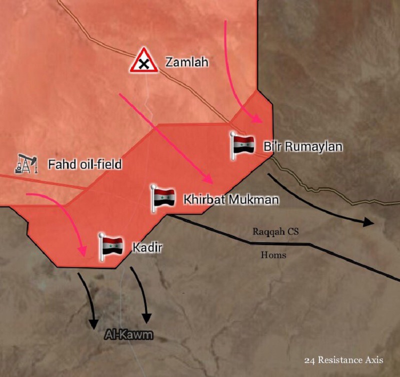 Tiger Forces Liberate 3 Villages At Raqqah-Homs Administrative Border. Syrian Defense Ministry Officially Announces Liberation Of Sukhna (Maps)