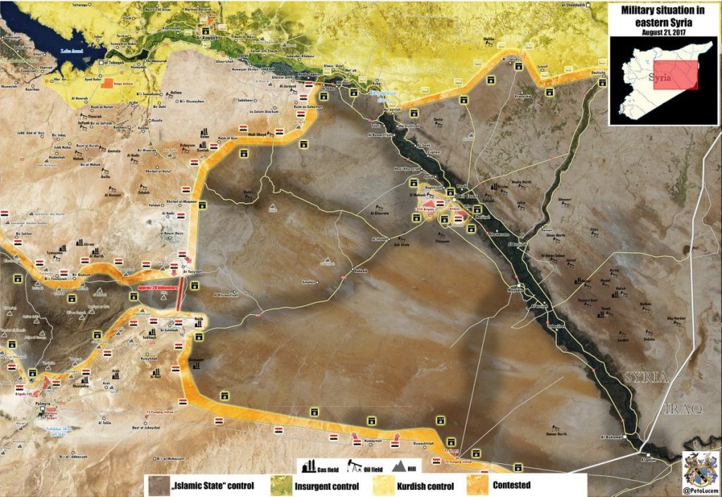 Maps: ISIS Collapses In Central And Southern Syria