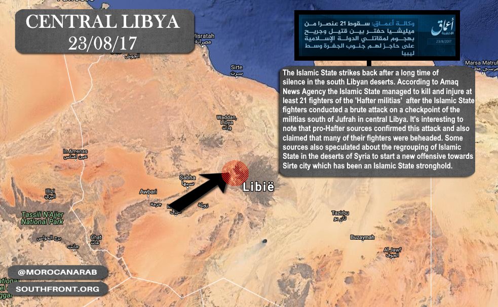 ISIS Resumes Operations In Libya, Kills 21 LNA Fighters - Reports