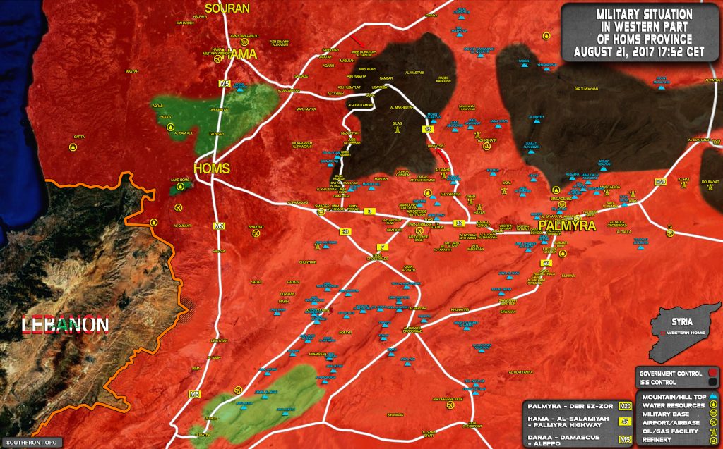 Military Situation In Uqayrabat Pocket Following Liberation Of Huwaysis (Map Update)