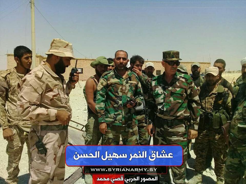 Photos: Tiger Forces Troops In Recently Liberated Kawn Oasis In Homs Province