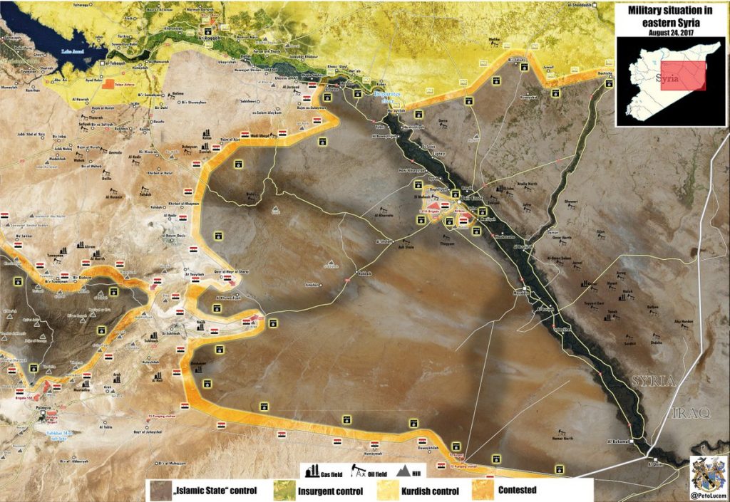 Syrian Army Advances Towards Deir Ezzor, Seeks To Encircle Al Khuwayliyah (Map)