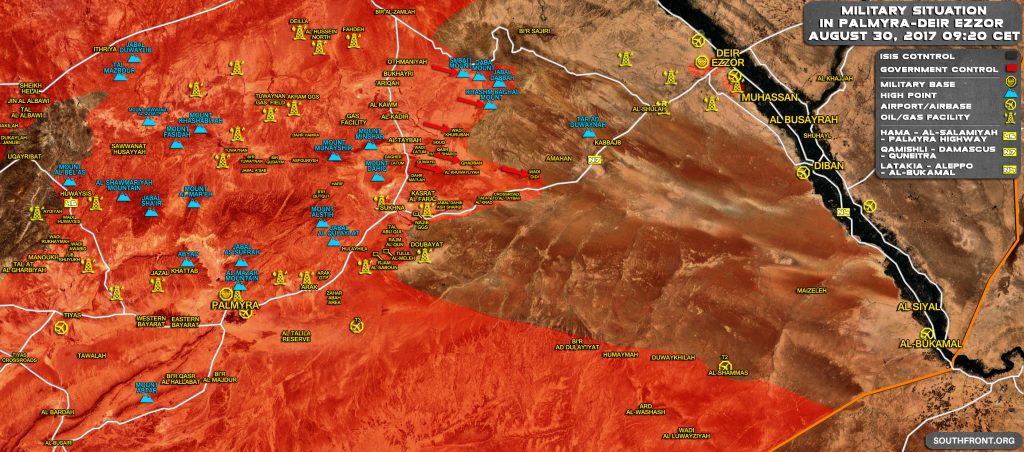 Russian And Syrian Warplanes Pound ISIS Targets In Homs And Deir Ezzor Provinces Ahead Of Government Offensive On Deir Ezzor City