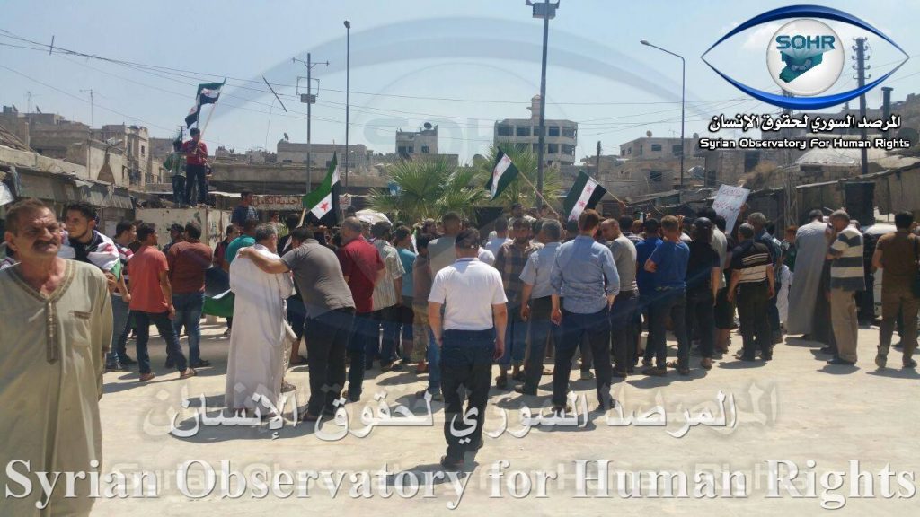 Demonstrations Against Hay'at Tahrir al-Sham in Idlib Province