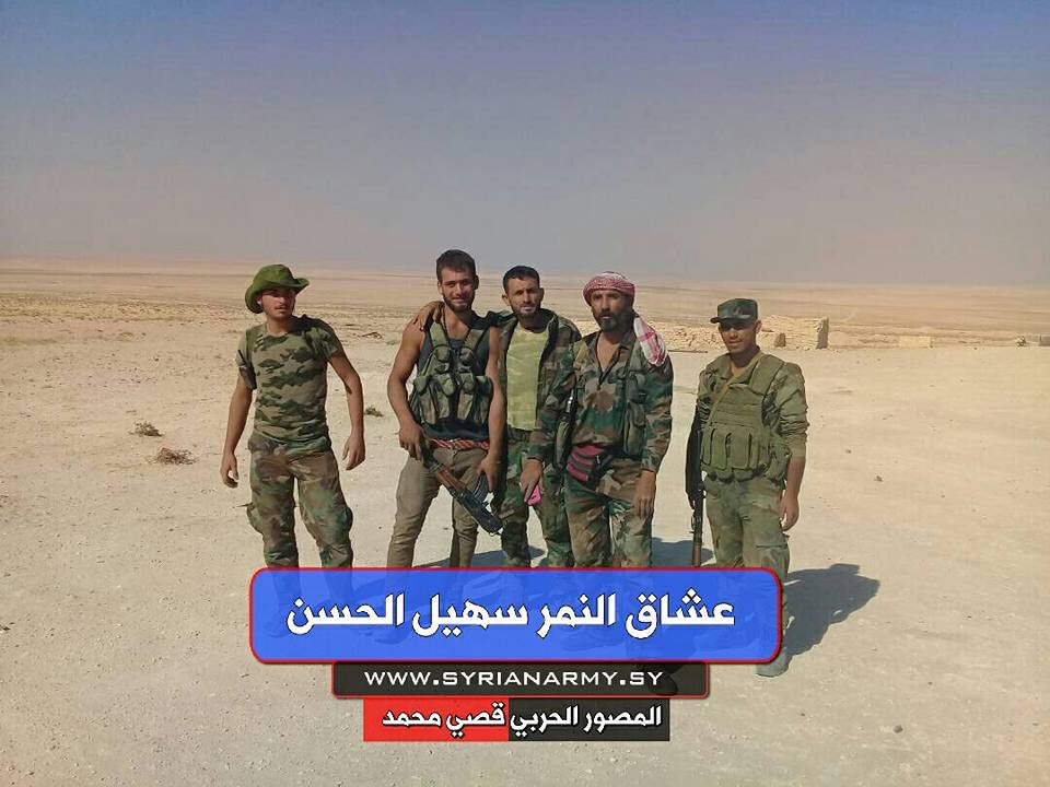 Photos: Tiger Forces Troops In Recently Liberated Kawn Oasis In Homs Province