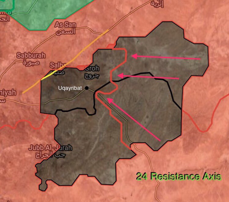 Government Troops Liberated 5 More Villages Near ISIS-held Uqayribat Town