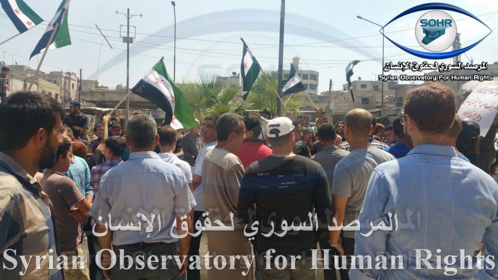 Demonstrations Against Hay'at Tahrir al-Sham in Idlib Province