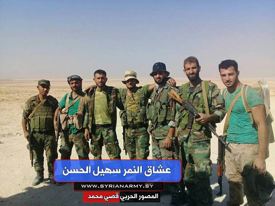 Photos: Tiger Forces Troops In Recently Liberated Kawn Oasis In Homs Province