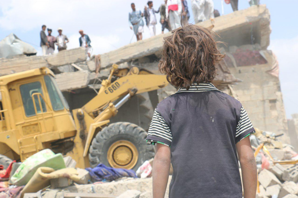 Thousands Houthi-Saleh Alliance Supporters Gather In Sanaa Supporting Fight With Saudi-led Coalition