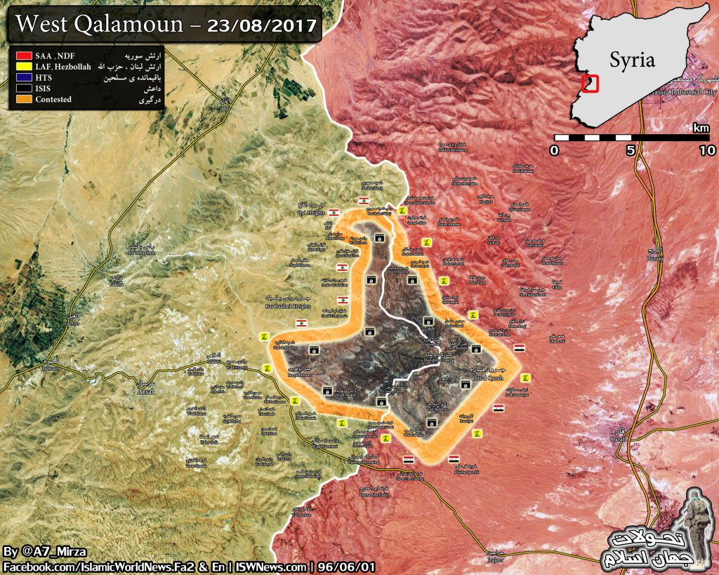 Military Situation In Western Qalamoun Following 5 Days Of Operations At Syrian-Lebanese Border