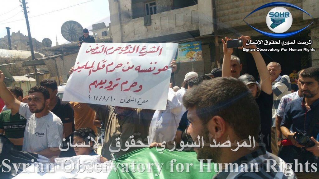 Demonstrations Against Hay'at Tahrir al-Sham in Idlib Province