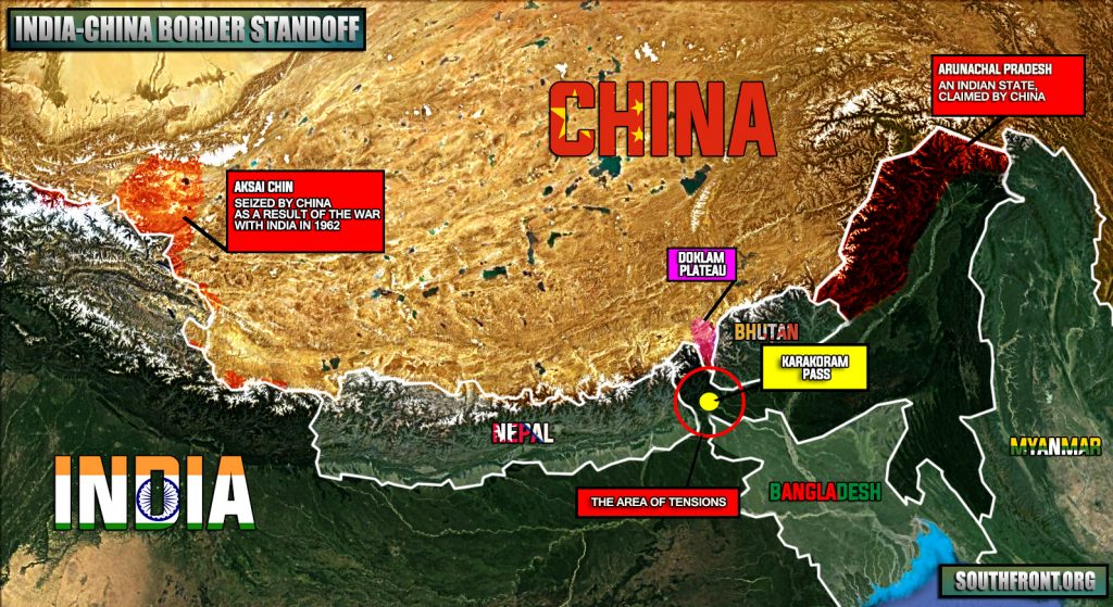 Maps: Situation In Doklam Plateau, China-India Border Standoff