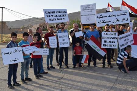 Locals Demonstrate Against Kurdistan Regional Government In Alqosh Town (Video, Photos)