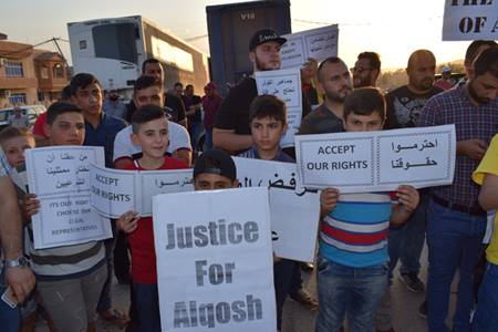 Locals Demonstrate Against Kurdistan Regional Government In Alqosh Town (Video, Photos)