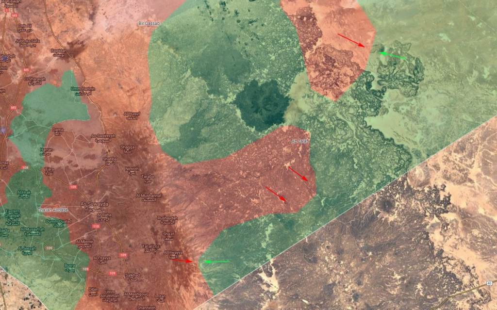 Syrian Army Advances At Syrian-Jordanian Border. US-backed Militants For Coalition For Push Towards Deir Ezzor