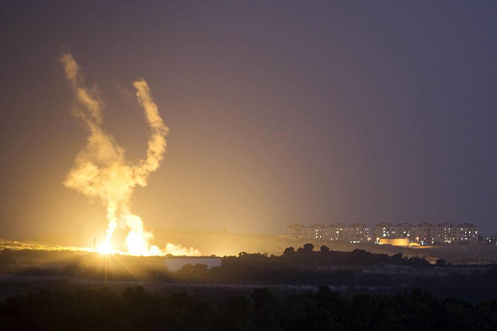 Israeli Air Force Conducted Air Raid On Gaza Strip