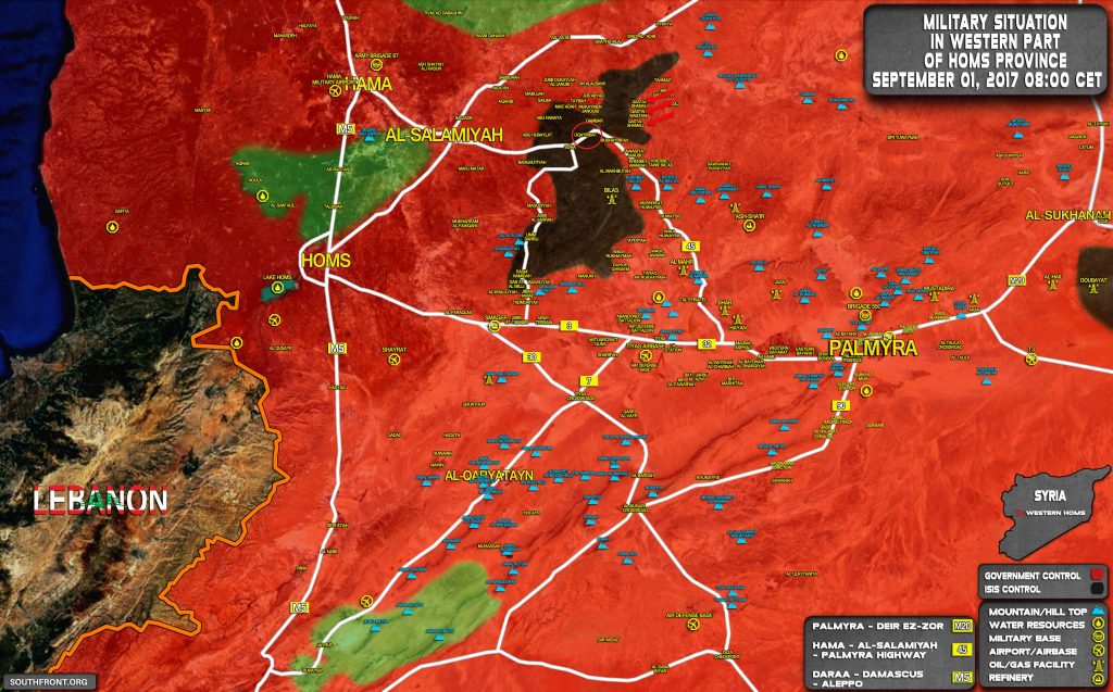 Breaking: Government Forces Liberate Key Town Of Uqayribat From ISIS