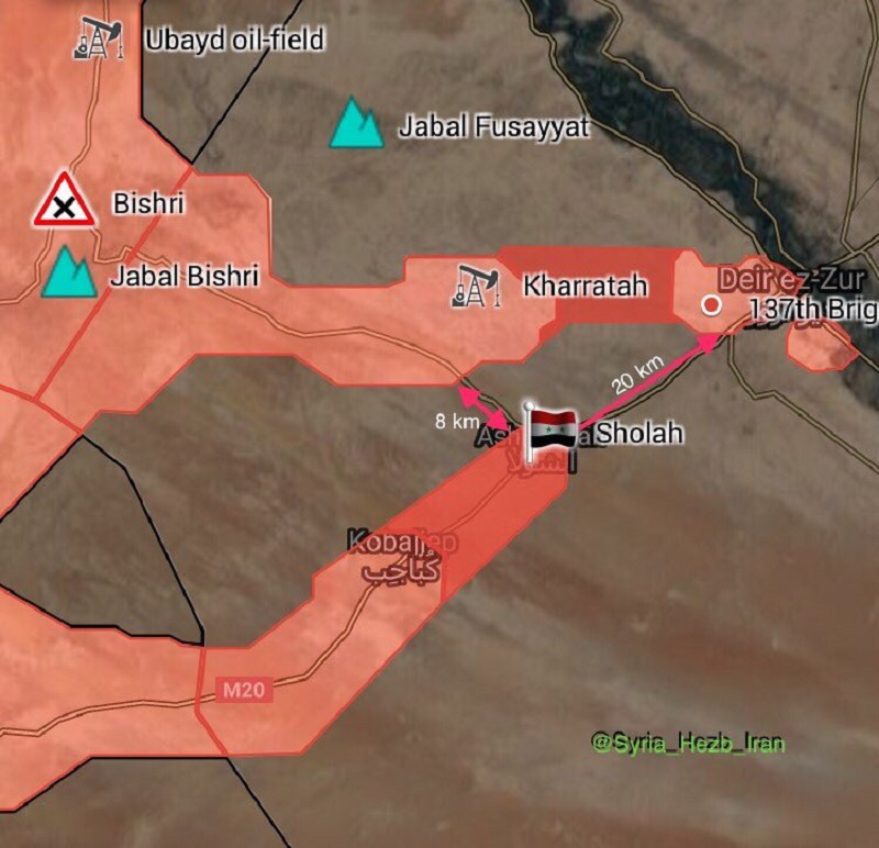 Syrian Army Retakes Important Village On Sukhna-Deir Ezzor Highway (Map)