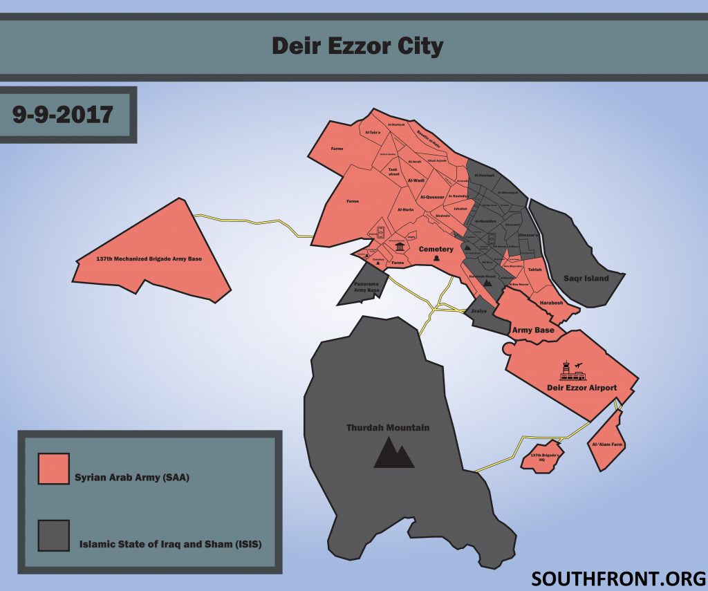 Syrian Army Broke ISIS Siege On Strategic Deir Ezzor Airport - Syrian MoD