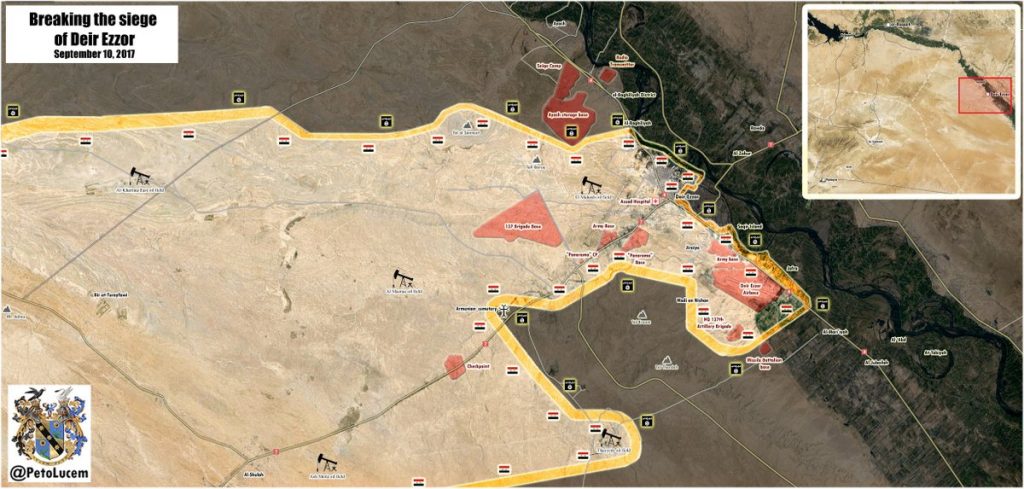 Military Situation In Deir Ezzor Countryside Following Syrian Army Advances Against ISIS (Maps)