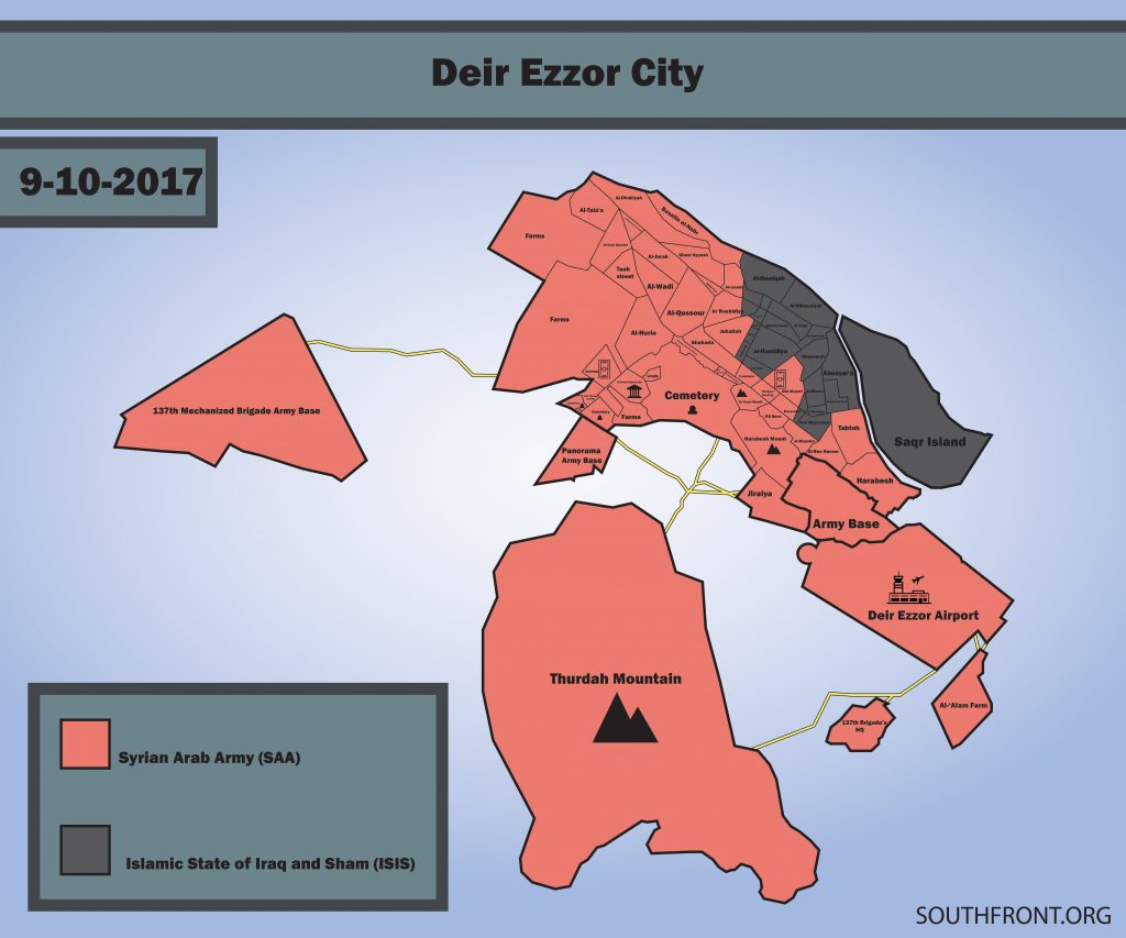 Syrian Army Captures Strategic Thurdah Mountains South Of Deir Ezzor City