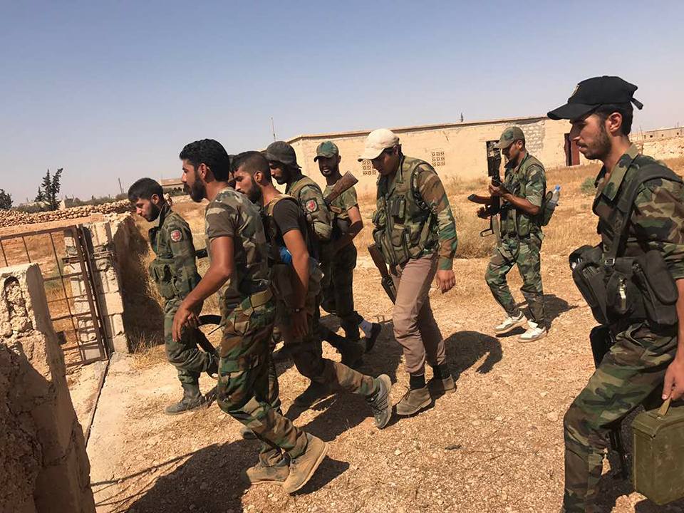 Photos: Syrian Government Forces In Salbah Electricity Station In Eastern Hama