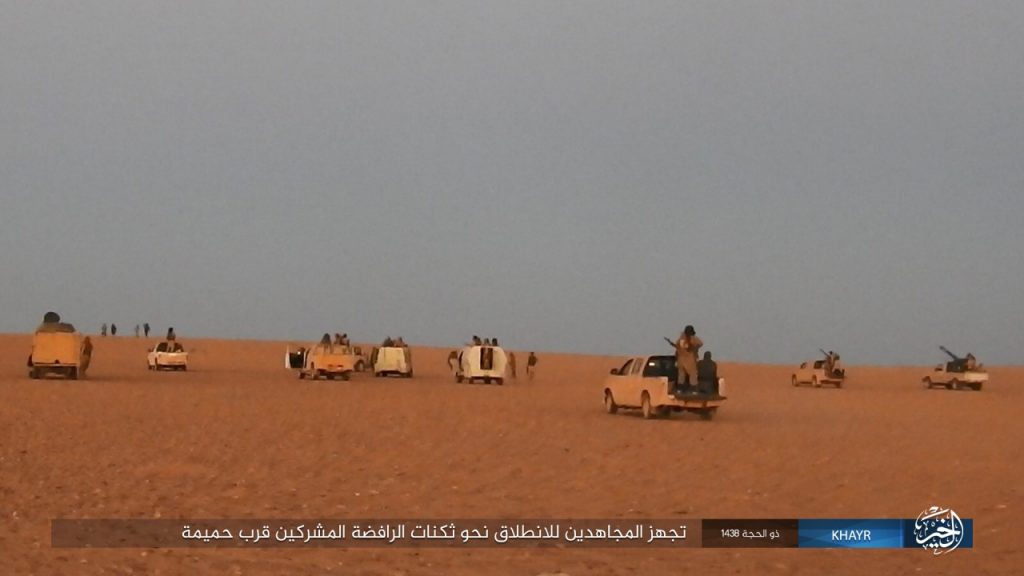 ISIS Released Photo Report Showing Clashes Near Humaymah Near Border With Iraq