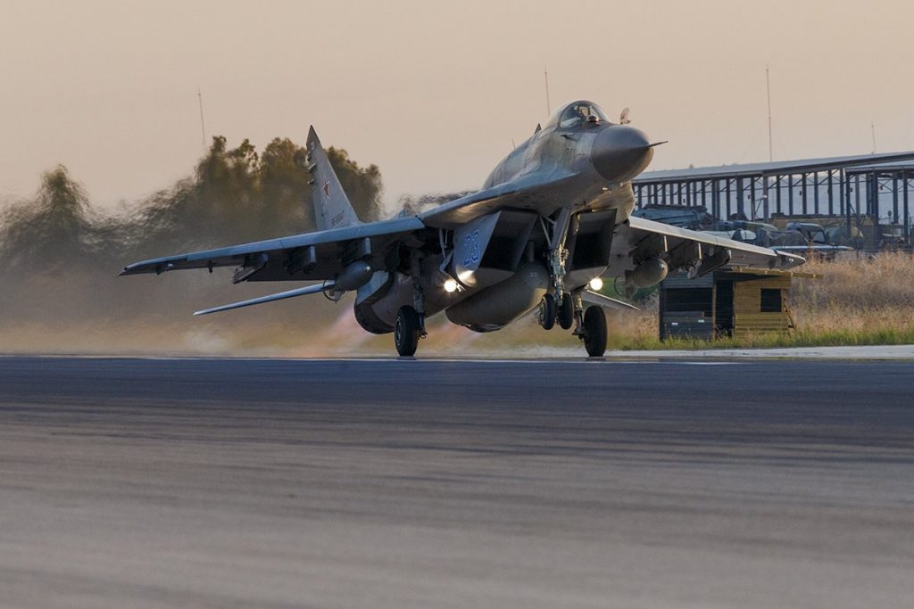 Russia Deploys MiG-29SMT Fulcrum Multirole Fighter Aircraft For Combat Operations In Syria (Photo)