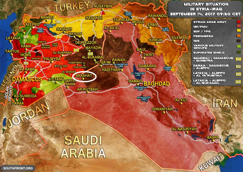 Iraqi Forces Captured Akashat Town Near Syrian Border